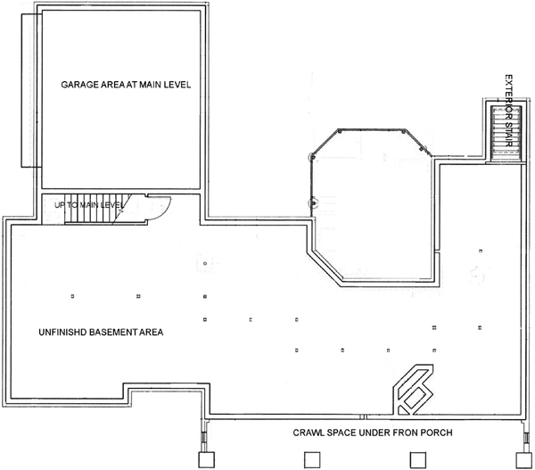 Lower Floor Plan: 30-175