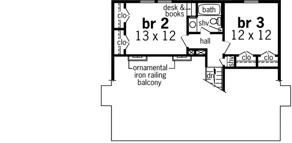 Upper/Second Floor Plan: 30-177