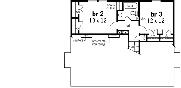 Upper/Second Floor Plan: 30-179