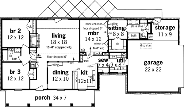 Main Floor Plan: 30-180
