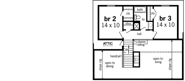 Upper/Second Floor Plan: 30-181