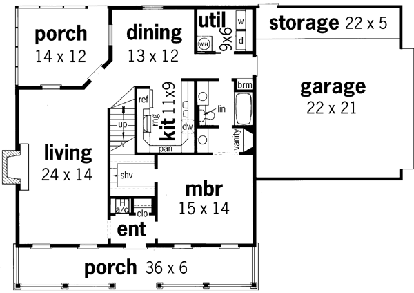 Main Floor Plan: 30-184