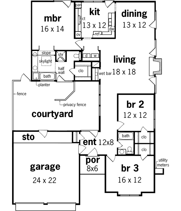 Main Floor Plan: 30-186