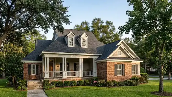 Traditional house plans 30-191 - front exterior, 1,770 sq ft, 3 bed, 2 bath house plans | Monster House Plans