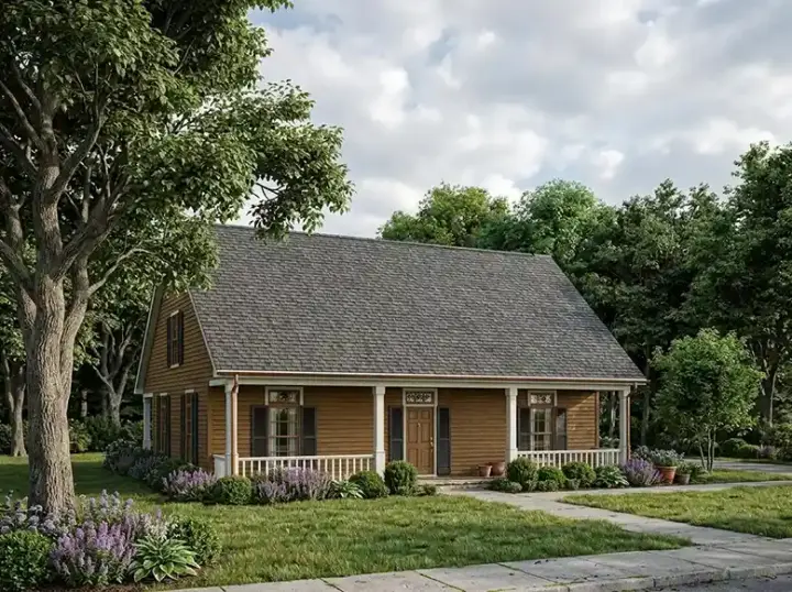Southern house plans 30-193 - front exterior, 1,843 sq ft, 3 bed, 2 bath house plans | Monster House Plans