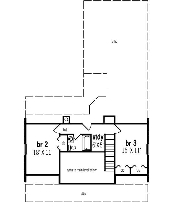 Upper/Second Floor Plan: 30-193