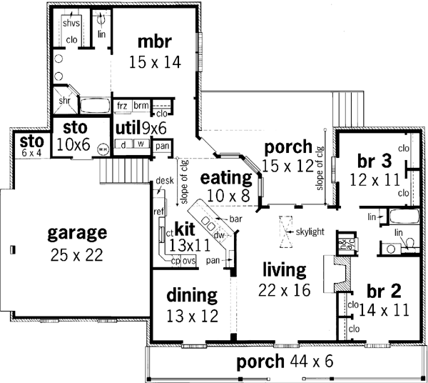 Main Floor Plan: 30-198
