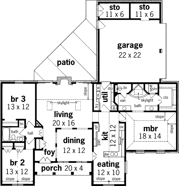 Main Floor Plan: 30-200