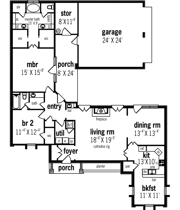 Main Floor Plan: 30-204