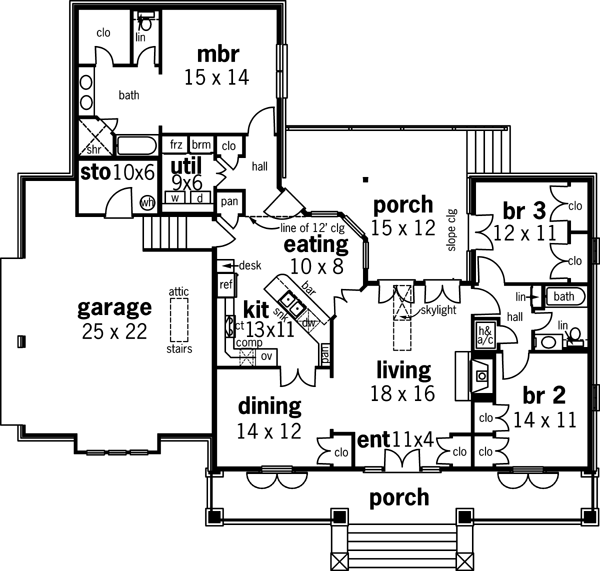 Main Floor Plan: 30-207