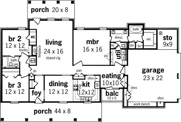 Main Floor Plan: 30-208