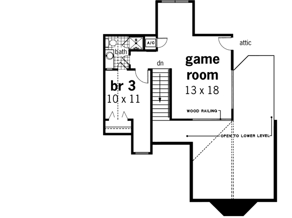 Upper/Second Floor Plan: 30-213