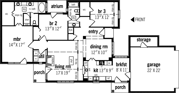 Main Floor Plan: 30-215