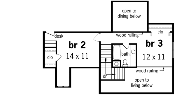 Upper/Second Floor Plan: 30-220