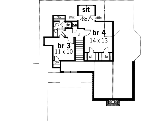 Upper/Second Floor Plan: 30-223