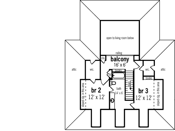 Upper/Second Floor Plan: 30-232