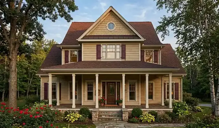 Country house plans 30-237 - front exterior, 2,194 sq ft, 3 bed, 3 bath house plans | Monster House Plans