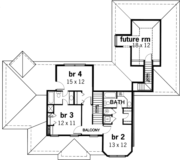 Upper/Second Floor Plan: 30-244