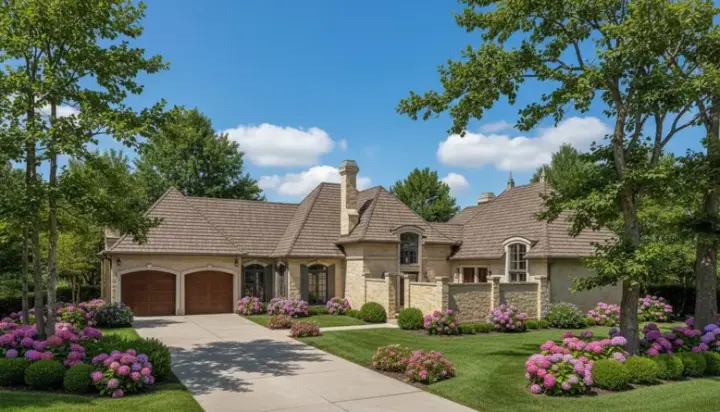 European house plans 30-245 - front exterior, 2,259 sq ft, 3 bed, 2 bath house plans | Monster House Plans