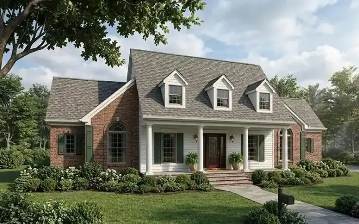 Southern house plans 30-250 - front exterior, 2,330 sq ft, 3 bed, 2 bath house plans | Monster House Plans