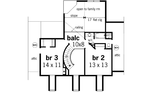 Upper/Second Floor Plan: 30-252