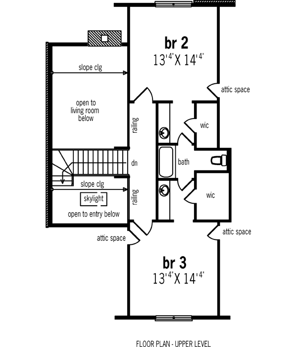 Upper/Second Floor Plan: 30-253