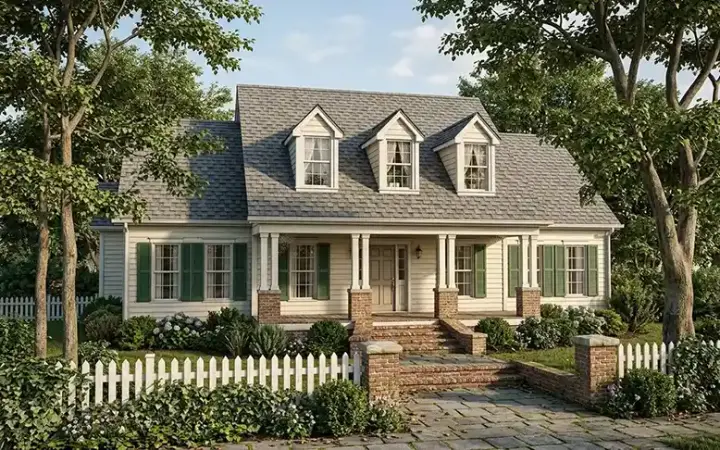 Country house plans 30-256 - front exterior, 2,393 sq ft, 3 bed, 2 bath house plans | Monster House Plans