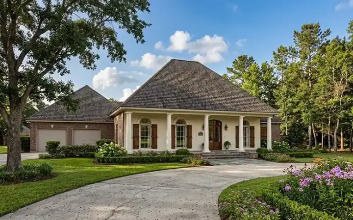 Traditional house plans 30-257 - front exterior, 2,394 sq ft, 3 bed, 2 bath house plans | Monster House Plans