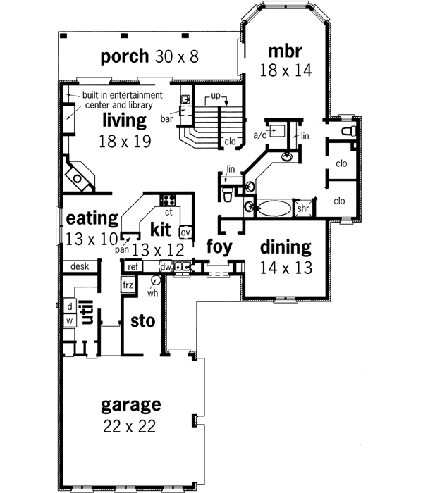Main Floor Plan: 30-260