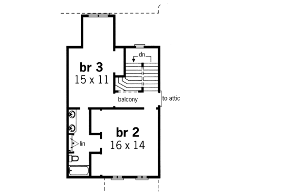 Upper/Second Floor Plan: 30-260