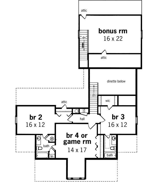 Upper/Second Floor Plan: 30-261