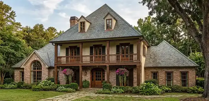 Southern house plans 30-267 - front exterior, 2,605 sq ft, 4 bed, 2 bath house plans | Monster House Plans