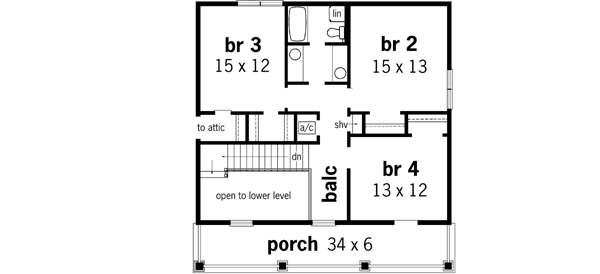 Upper/Second Floor Plan: 30-267