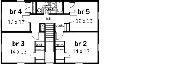 Upper/Second Floor Plan: 30-268