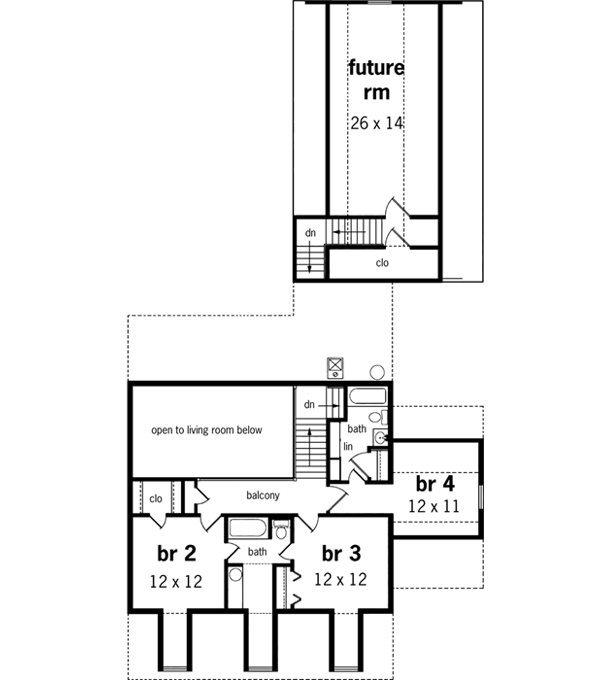 Upper/Second Floor Plan: 30-270