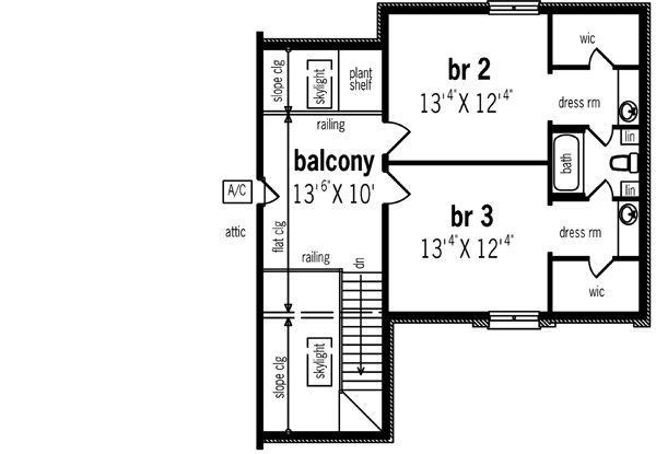 Upper/Second Floor Plan: 30-272