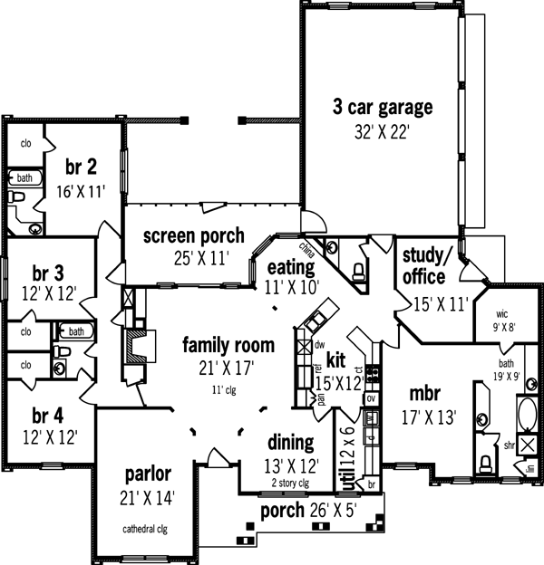 Main Floor Plan: 30-280