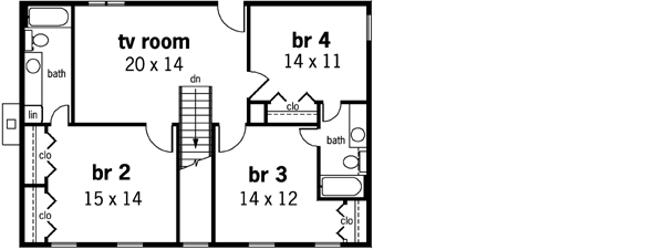 Upper/Second Floor Plan: 30-281