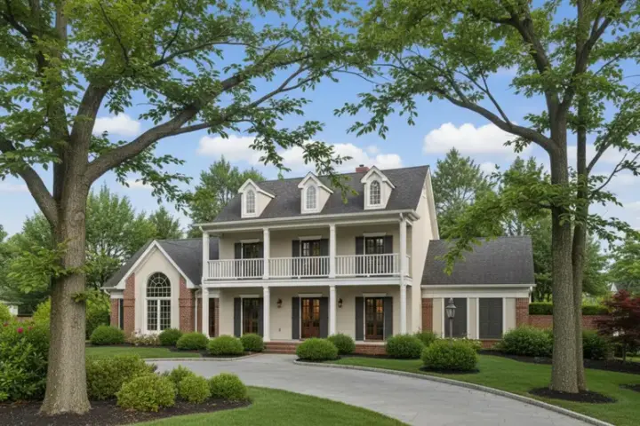 Plantation house plans 30-282 - front exterior, 2,932 sq ft, 4 bed, 2 bath house plans | Monster House Plans
