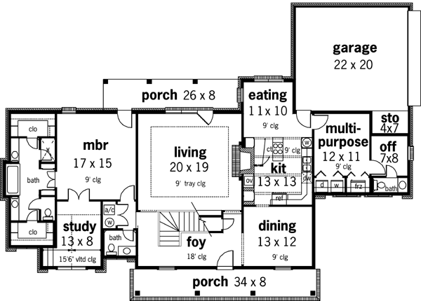 Main Floor Plan: 30-282