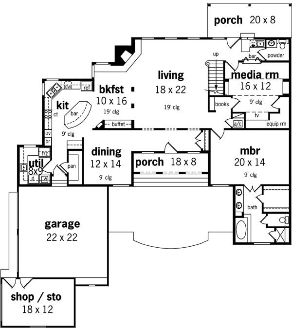Main Floor Plan: 30-288