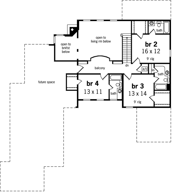 Upper/Second Floor Plan: 30-288
