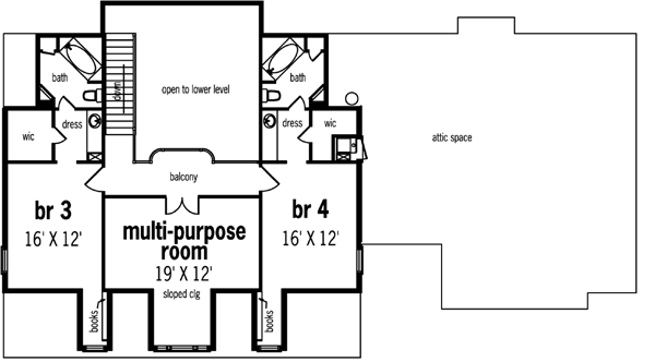 Upper/Second Floor Plan: 30-289