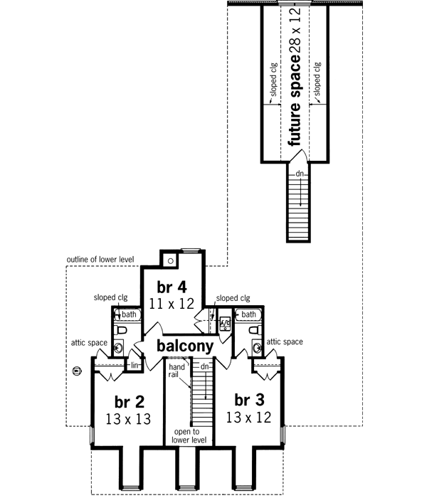 Upper/Second Floor Plan: 30-291