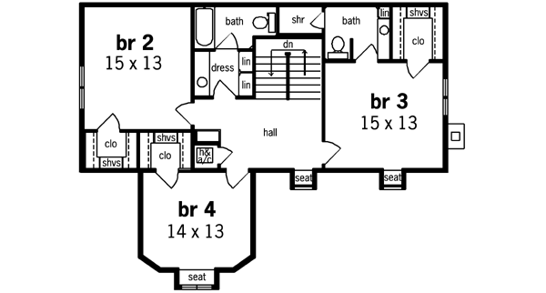 Upper/Second Floor Plan: 30-293