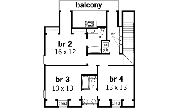 Upper/Second Floor Plan: 30-295