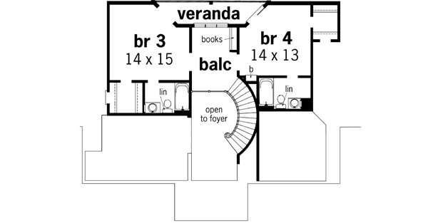 Upper/Second Floor Plan: 30-297