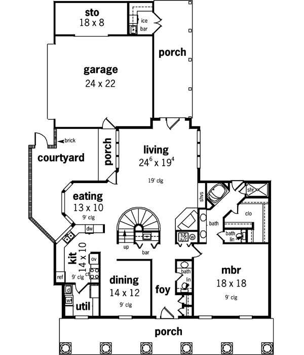 Main Floor Plan: 30-301