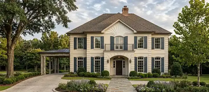 Mediterranean house plans 30-302 - front exterior, 3,499 sq ft, 4 bed, 3 bath house plans | Monster House Plans