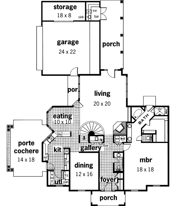 Main Floor Plan: 30-302